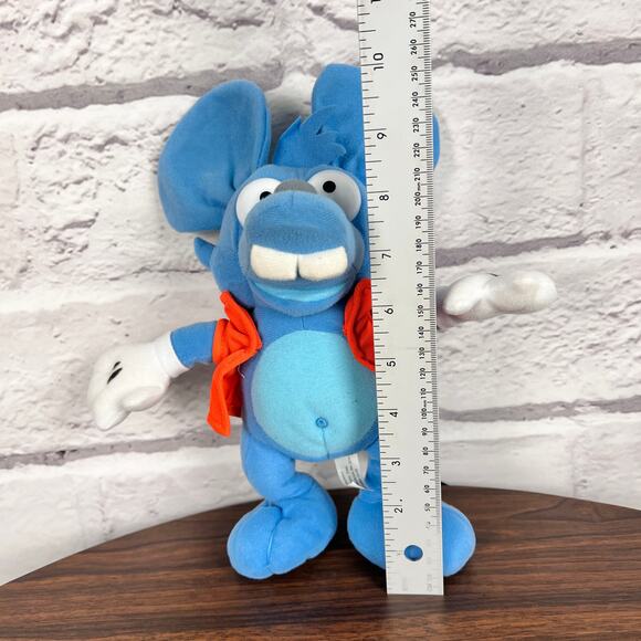 THE SIMPSONS Toy Factory Itchy and Scratchy Show Rat Mouse Plush Stuffed Animal - Picture 7 of 8